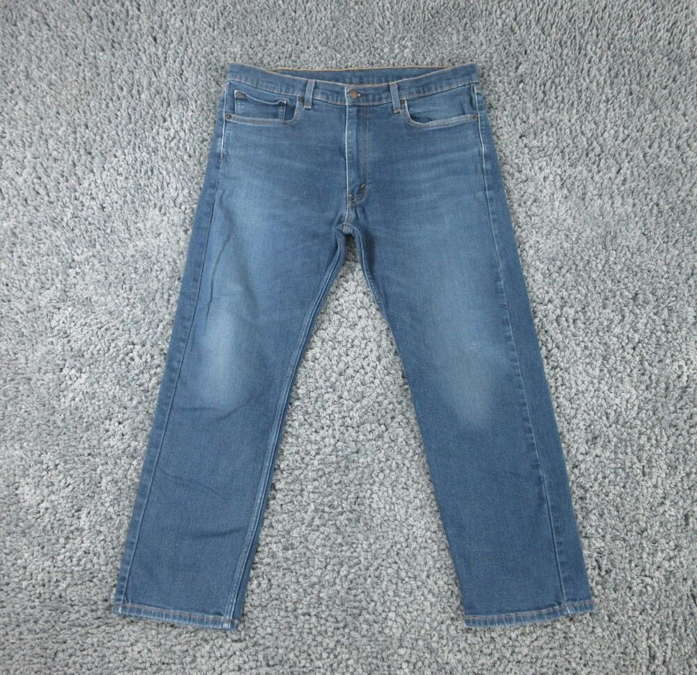Levi's 505 Jeans Mens 38x30 Blue Denim Straight 38x28.5*